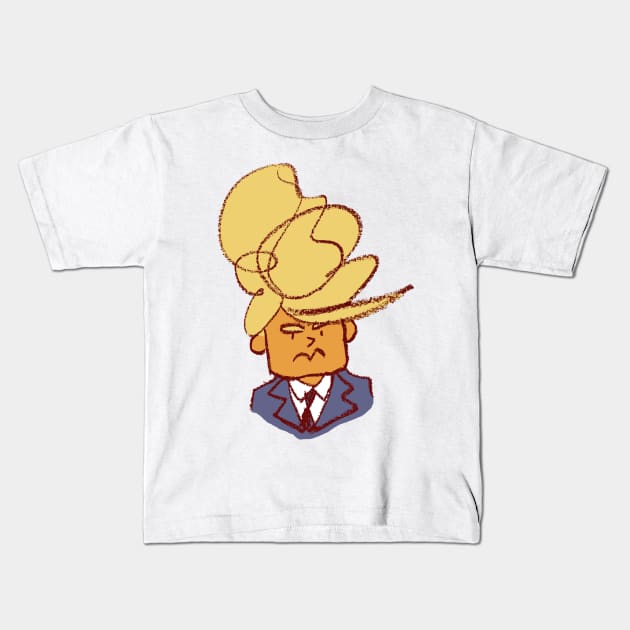 Donald Trump Kids T-Shirt by joshthecartoonguy